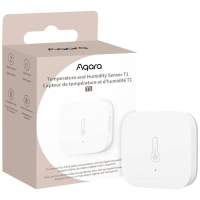 Aqara Temperatuursensor en luchtvochtigheidssensor TH-S02D Wit Apple HomeKit, Alexa, Google Home