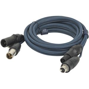 DAP FP-15 hybride kabel PowerCON True1 - 3p XLR 15 meter outdoor