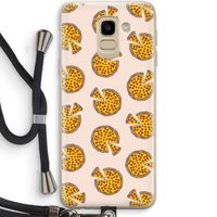 You Had Me At Pizza: Samsung Galaxy J6 (2018) Transparant Hoesje met koord
