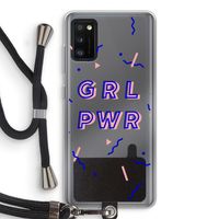 GRL PWR: Samsung Galaxy A41 Transparant Hoesje met koord GRL PWR: Samsung Galaxy A41 Transparant Hoesje met koord