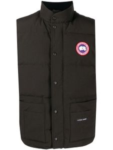 Canada Goose gilet matelassé à patch logo - Noir