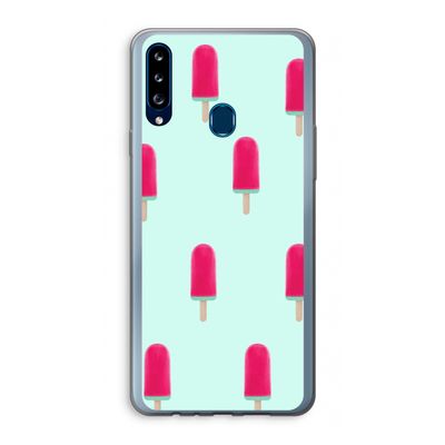 Waterijsje: Samsung Galaxy A20s Transparant Hoesje