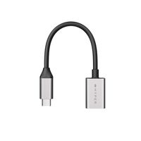 HYPER HD425D-GL USB-kabel 0,0176 m USB 3.2 Gen 2 (3.1 Gen 2) USB C USB A Zwart, Zilver - thumbnail