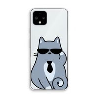 Cool cat: Pixel 4 Transparant Hoesje