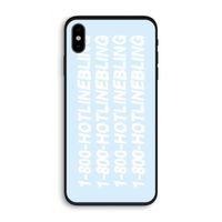 Hotline bling blue: iPhone X Biologisch afbreekbaar hoesje