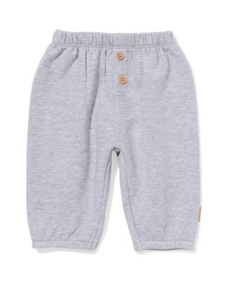 HEMA Newborn Sweatbroek Grijsmelange (grijsmelange)