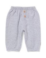 HEMA Newborn Sweatbroek Grijsmelange (grijsmelange)