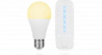 Smartwares HW1600R LED A60 E27 7W WIT + afstandsbediening - AKTIE!