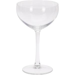 12x Champagneglazen/cocktailglazen transparant 200 ml champagne