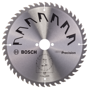Bosch Accessoires Cirkelzaagblad Precision 230X2X30/-,T48 - 2609256875