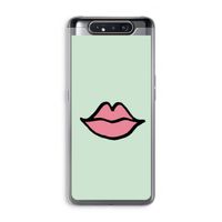 Kusje: Samsung Galaxy A80 Transparant Hoesje