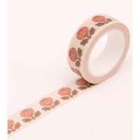 Clap Clap Peony Washi Tape Cream - thumbnail