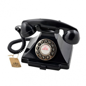 GPO Retro 1929SPUSHBLA Telefoon klassiek bakeliet jaren ’20 ontwerp