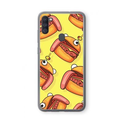 Hamburger: Samsung Galaxy A11 Transparant Hoesje
