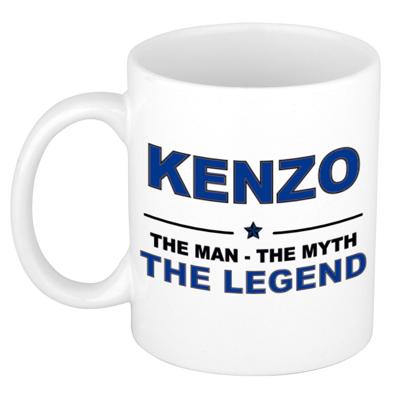 Kenzo cadeau mok - man myth legend - naam koffiemok - 300 ml - collega - vaderdag