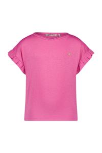 Like Flo zomer t-shirt meisjes - fuchsia - jersey, glitter - Emma