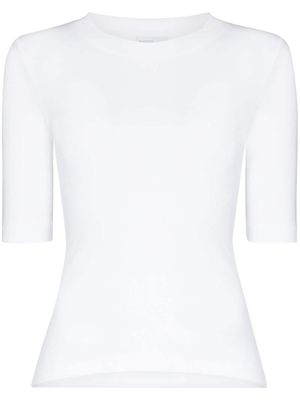 Rosetta Getty t-shirt à col rond - Blanc