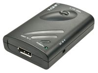 LINDY 38409 DisplayPort / HDMI Converter [1x DisplayPort bus - 2x HDMI-bus] Zwart - thumbnail