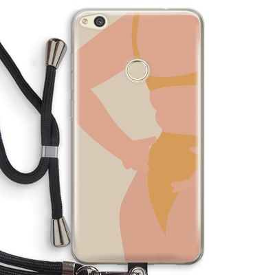 Bikini body: Huawei Ascend P8 Lite (2017) Transparant Hoesje met koord