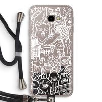 Vexx Mixtape #2: Samsung Galaxy J4 Plus Transparant Hoesje met koord