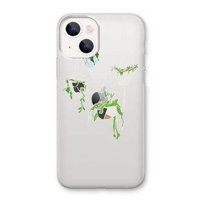 Hang In There: iPhone 13 mini Transparant Hoesje