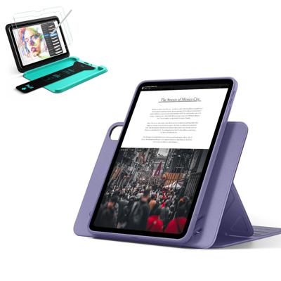 iPad Air 11" (M4) 2026 Bundle Shift Magnetic Case & Armorite® Paper-Feel Protection - Purple
