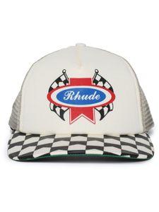 RHUDE casquette Chevron Rally - Blanc