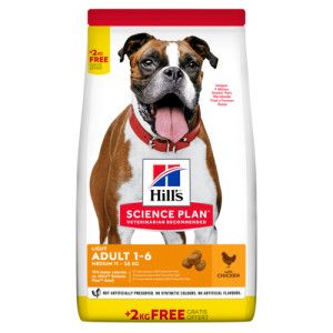 Hill's Adult Light Medium met kip hondenvoer 2 x 14 kg