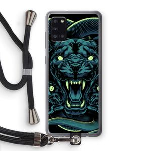 Cougar and Vipers: Samsung Galaxy A31 Transparant Hoesje met koord