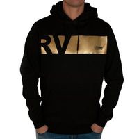 Rugby Vintage - Legend Colour Banner Hoodie - Zwart/Goud - thumbnail