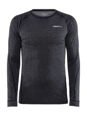 Craft Core Wool merino lange mouw ondershirt zwart heren XL