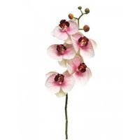Kunst Phalaenopsis Orchidee Bora 58 cm - Roze - Nova Nature - thumbnail