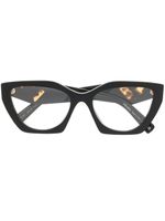 Prada Eyewear lunettes de vue à monture papillon - Noir