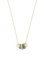 Adina Reyter collier en or 14ct serti de diamants et émeraudes