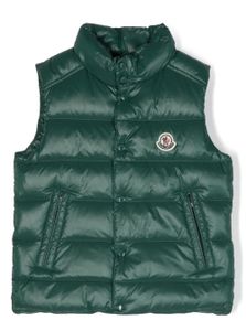 Moncler Enfant gilet Tib à design matelassé - Vert