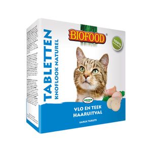 Biofood Kat Knoflooktabletten - Naturel