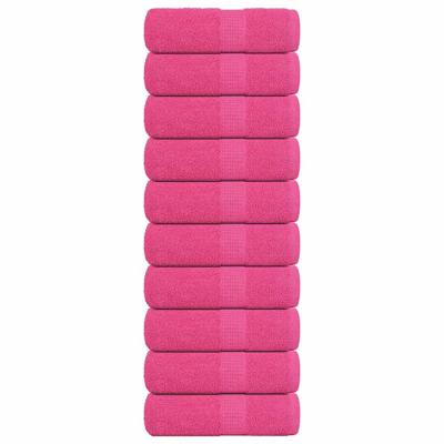 Gastendoekjes 10 st 30x50 cm 360 g/m 100% katoen roze