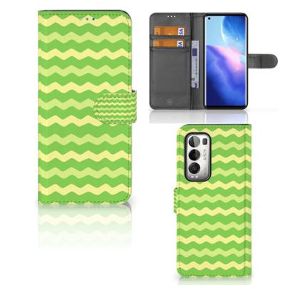 OPPO Find X3 Neo 5G | Telefoon Hoesje | Waves Green