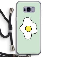 Spiegelei: Samsung Galaxy S8 Plus Transparant Hoesje met koord