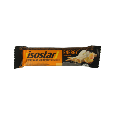 Isostar Energy sport bar cereals & multifruits single 40 Gram Isostar Energy sport bar cereals & multifruits single 40 Gram