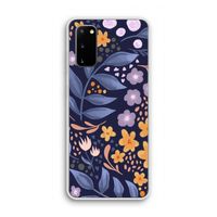 Flowers with blue leaves: Samsung Galaxy S20 Transparant Hoesje