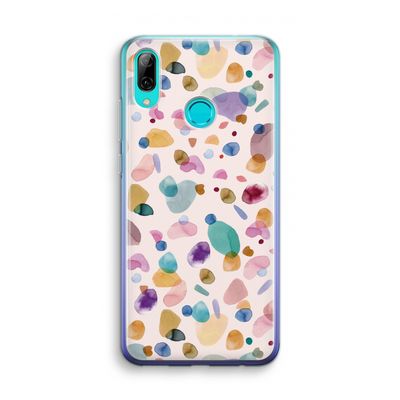 Terrazzo Memphis Pink: Huawei P Smart (2019) Transparant Hoesje