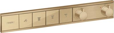 Hansgrohe RainSelect thermostaat inbouw voor 4 functies, Brushed Bronze