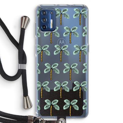 Paradise: Motorola Moto G9 Plus Transparant Hoesje met koord