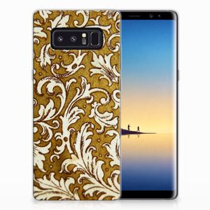 Siliconen Hoesje Samsung Galaxy Note 8 Barok Goud