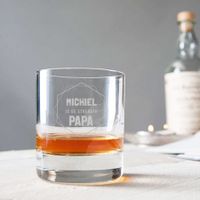 Vaderdag whiskey glas graveren - thumbnail