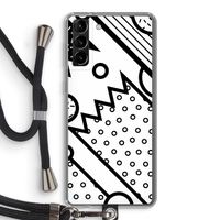 Pop Art #4: Samsung Galaxy S21 Plus Transparant Hoesje met koord