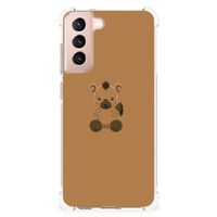 Samsung Galaxy S21 FE Stevig Bumper Hoesje Baby Hyena - thumbnail