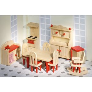 Goki Furniture for flexible puppets, kitchen Meubelset