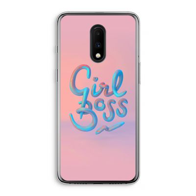 Girl boss: OnePlus 7 Transparant Hoesje